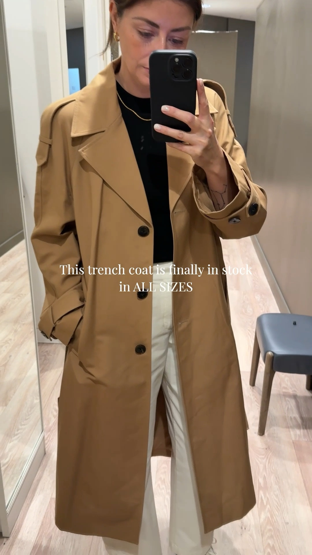 This trench coat is finally in stock online in ALL SIZES 🙌🏼
It’s available in uk sizes 6-24 and petite size options!

It’s a really beautiful rich camel colour so if you feel like the lighter beige/sandy colour trench coats wash you out, this one will add warmth.

For reference I’m a uk size 10, 5’9 and I’m wearing a size 10.

#LTKuk #LTKautumn #LTKeurope