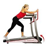 Sunny Health & Fitness Folding Electric Treadmill with Auto Incline, LCD and Pulse Monitor, Bluetoot | Amazon (US)