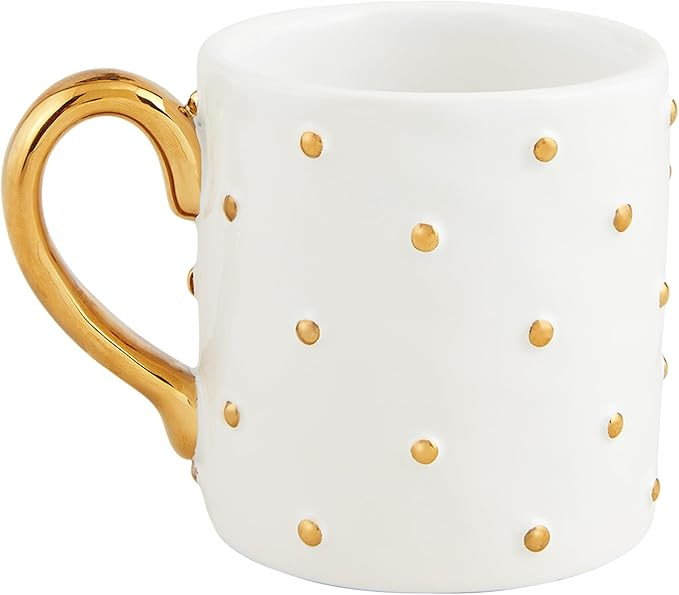 Mud Pie All Over Dots Ceramic Mug; 16 oz | Amazon (US)