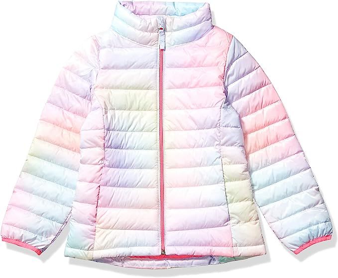 Amazon Essentials Girl's Lightweight Water-Resistant Packable Puffer Jacket | Amazon (US)