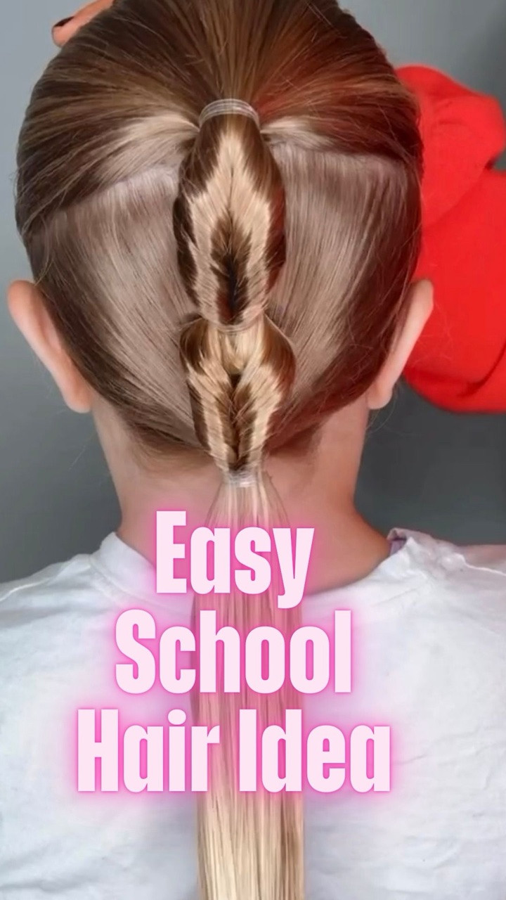 EASY SCHOOL HAIRSTYLE 🩷 This is the cutest and the easiest hairstyle for school! Excited to share!

#LTKBeauty