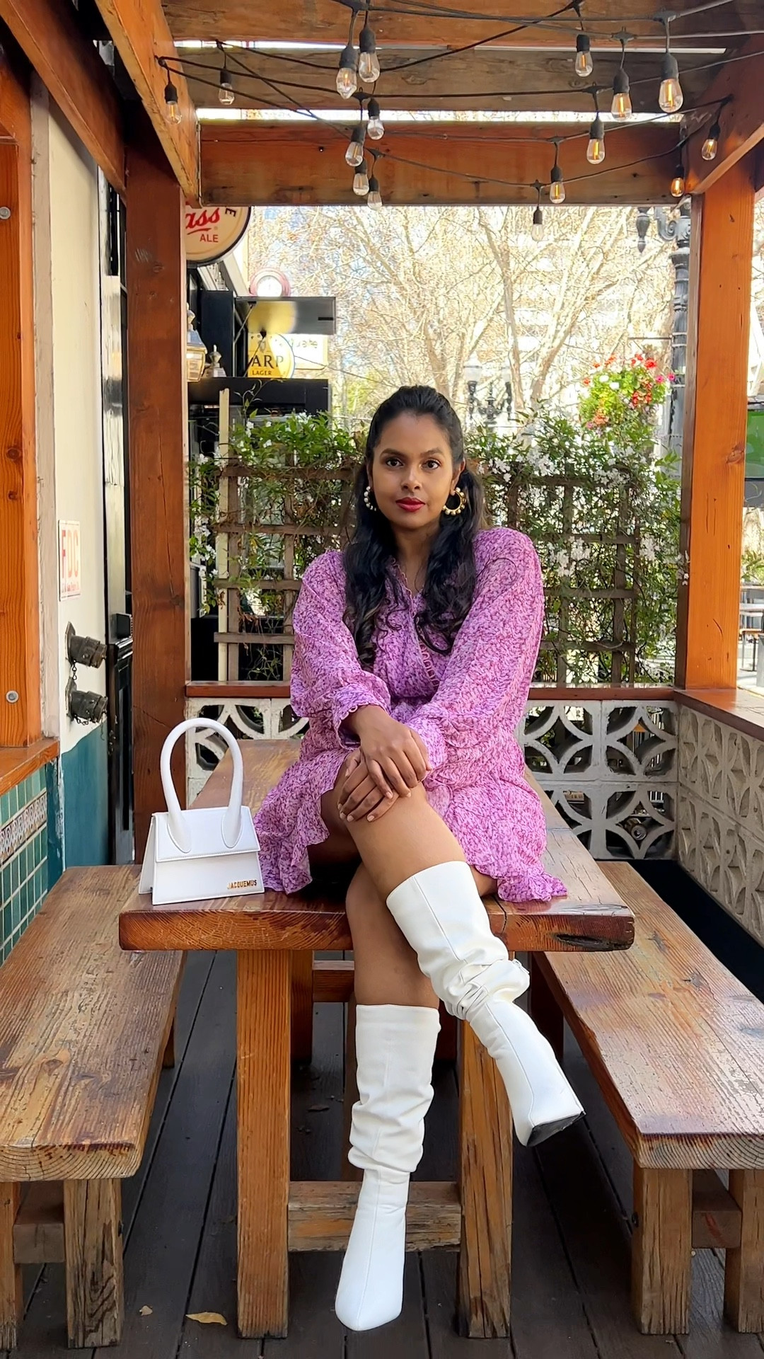 Holiday Outfit- Floral Dress styled with some boots for the warmth! 

Follow for more style tips! 

#LTKHoliday #LTKmidsize #LTKstyletip