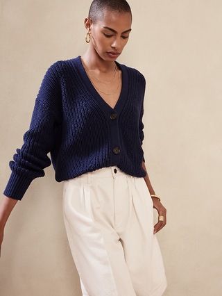 Ribbed Cardigan | Banana Republic (US)