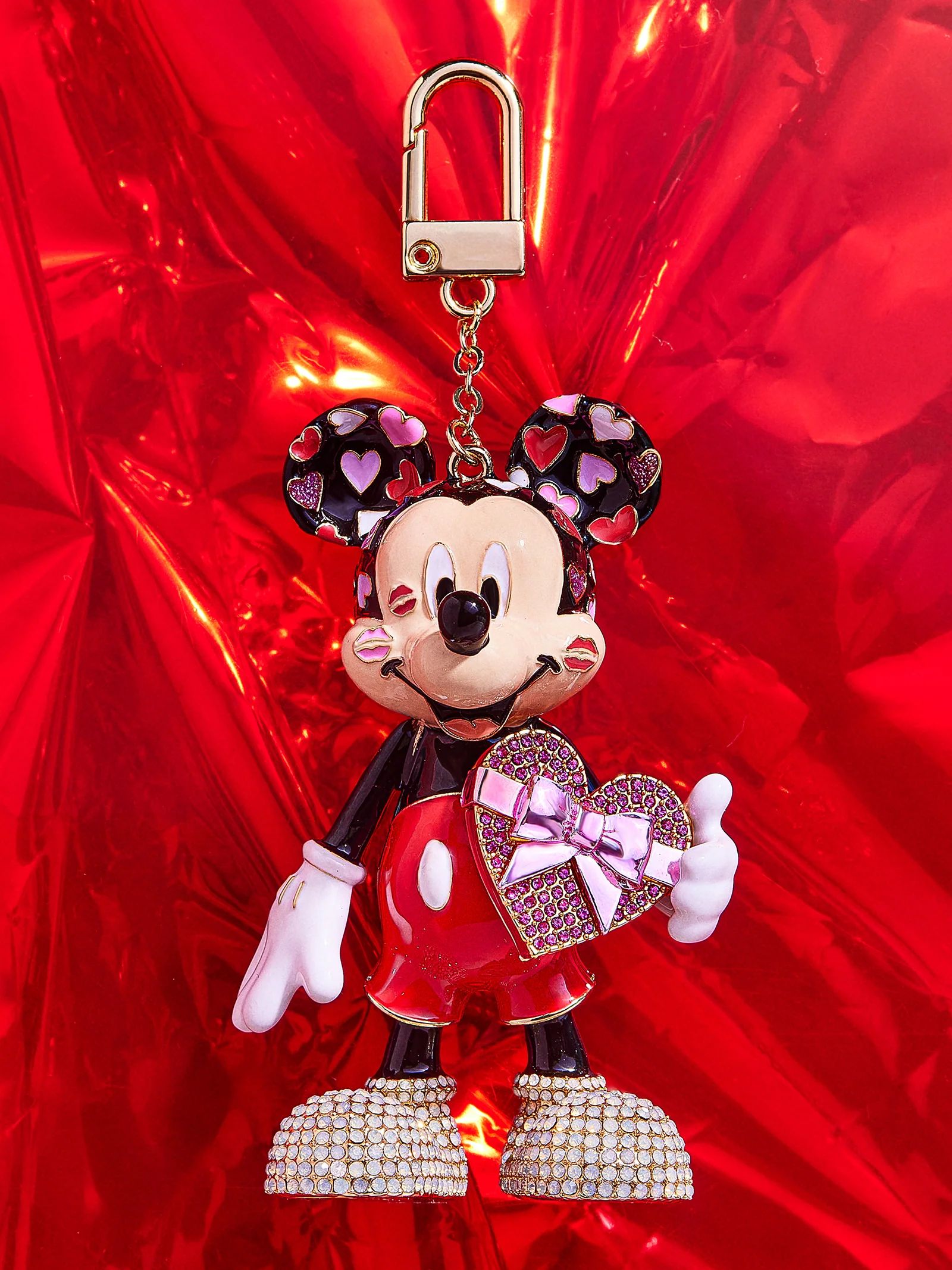 Mickey Mouse Disney Bag Charm - Mickey Mouse Valentine's Day | BaubleBar (US)