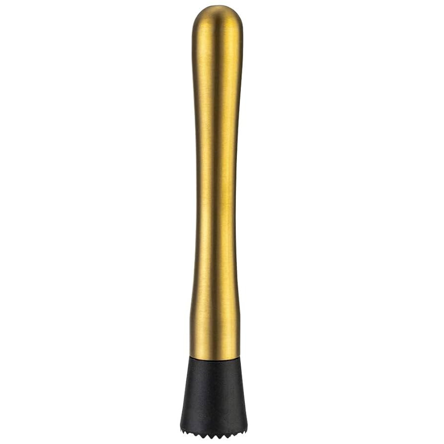 YFS Professional Stainless Steel Cocktail Muddler, Durable Bar Tool, Gold | Amazon (US)