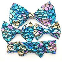 Rainbow Mermaid Bow Or Headband, Hair Bow, Summer Metallic Scale Buy 3 Get 1 Free | Etsy (US)