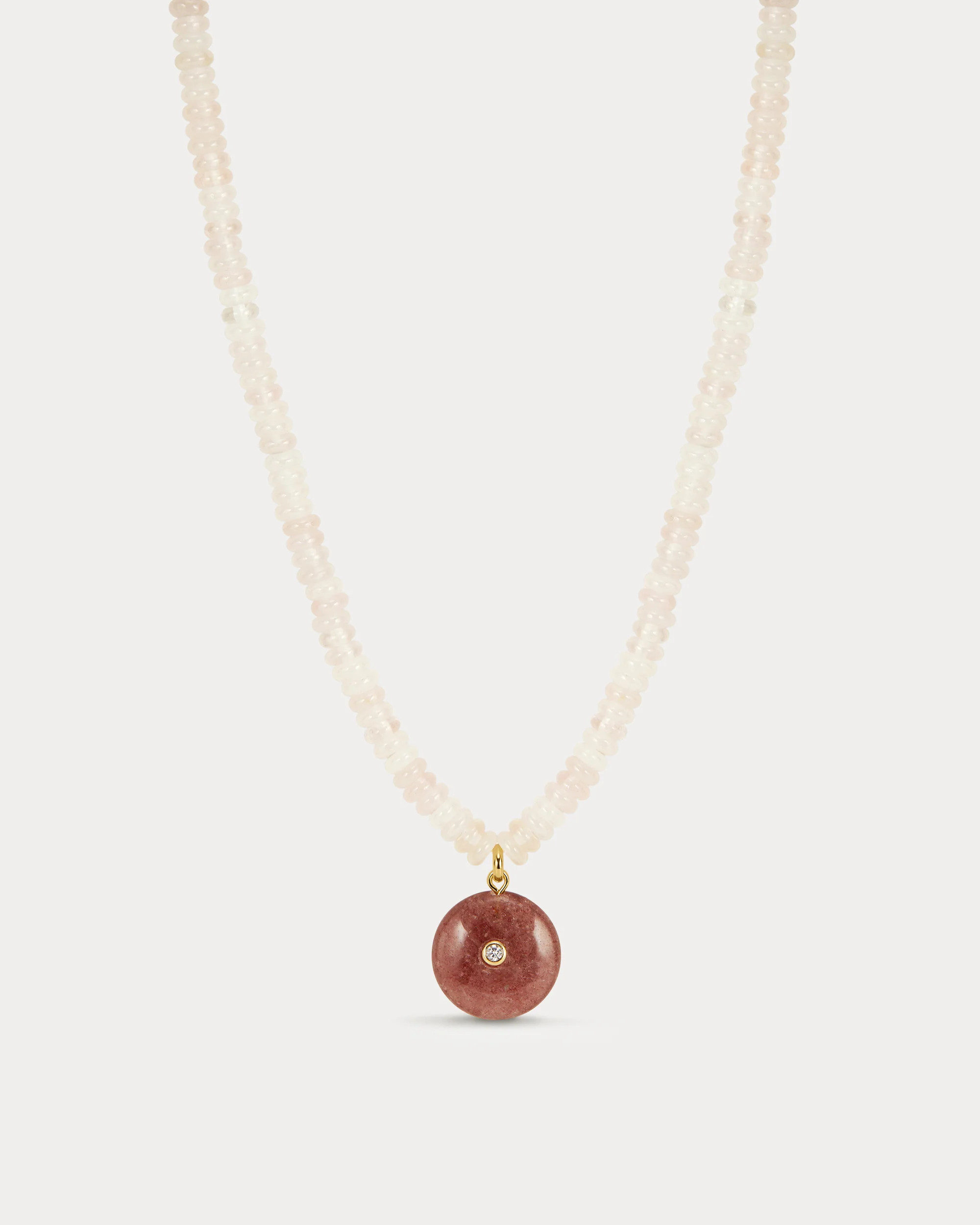 The Côte d'Azur Pendant Necklace- Gold | Luv Aj Inc.