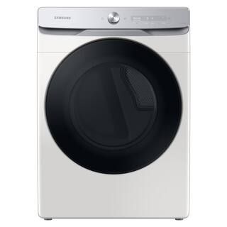 Samsung 7.5 cu. ft. 240-Volt Ivory Electric Dryer with Smart Dial and Super Speed Dry, ENERGY STA... | The Home Depot