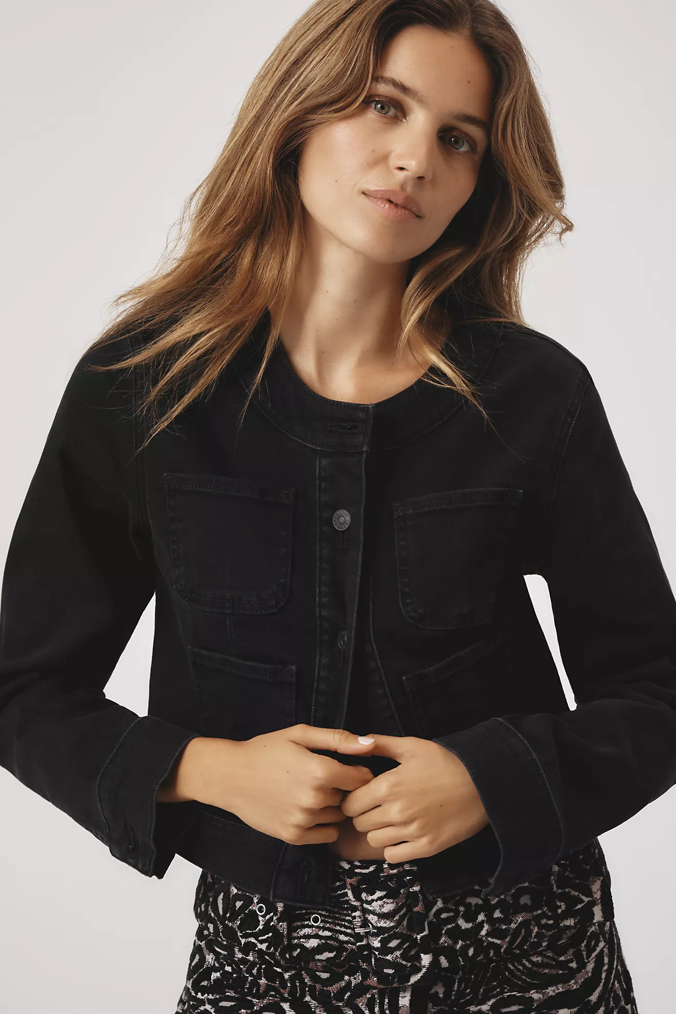 The Cora Patch Pocket Jacket by Maeve | Anthropologie (US)
