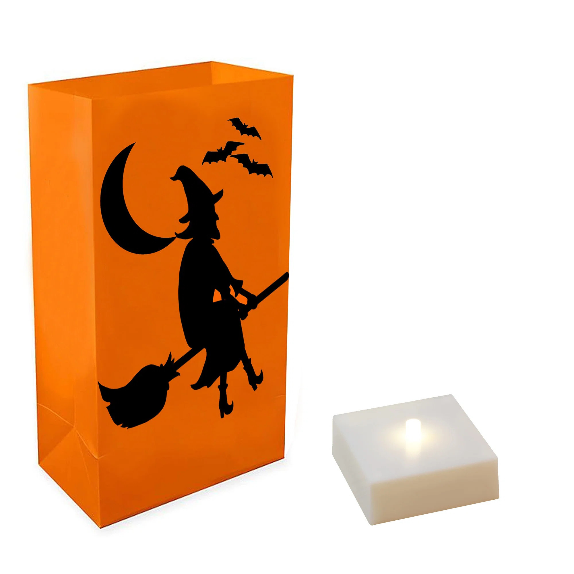 Battery Operated LED Witch Luminaria Kit | Wayfair North America