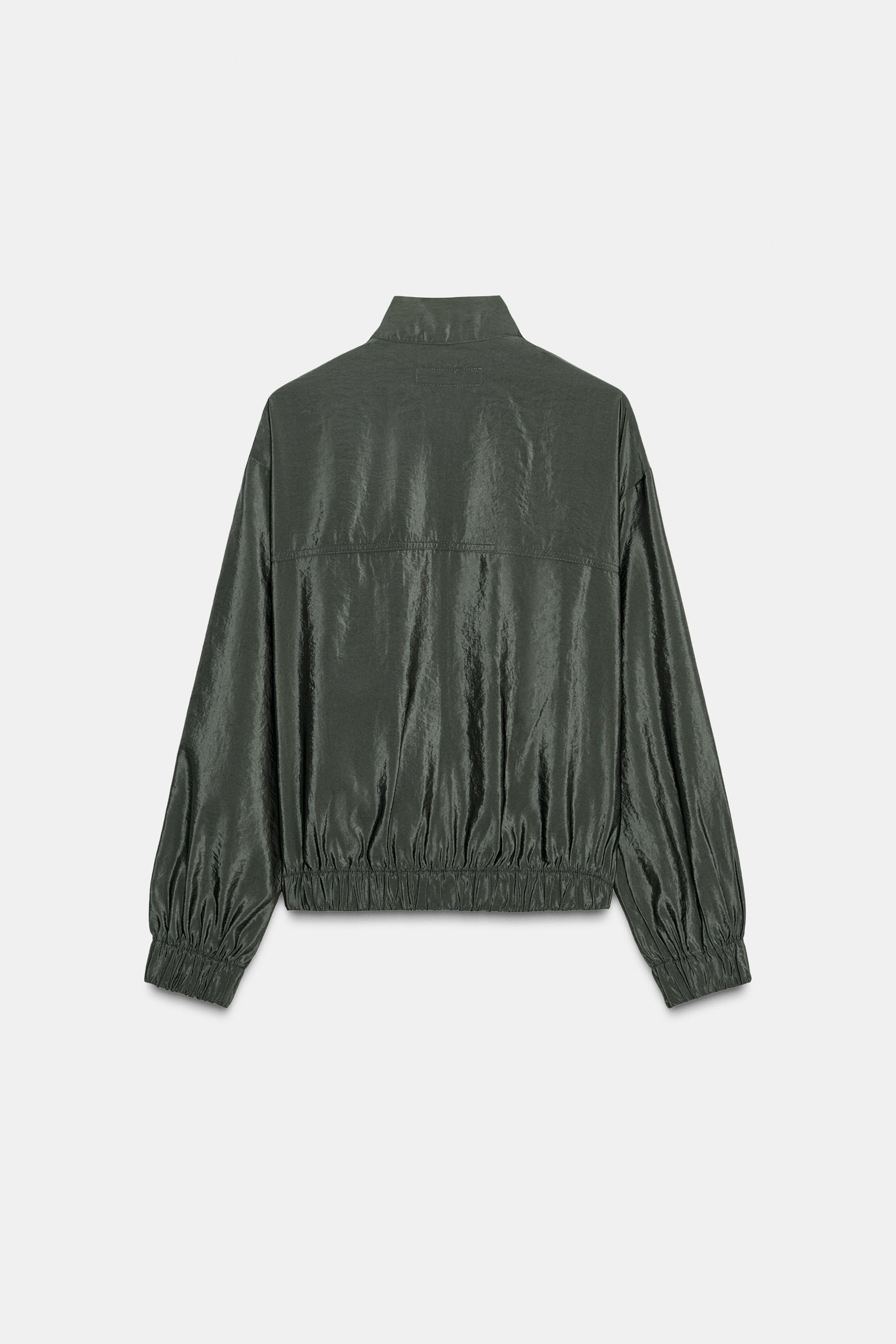 HIGH-NECK BOMBER JACKET | Zara AU
