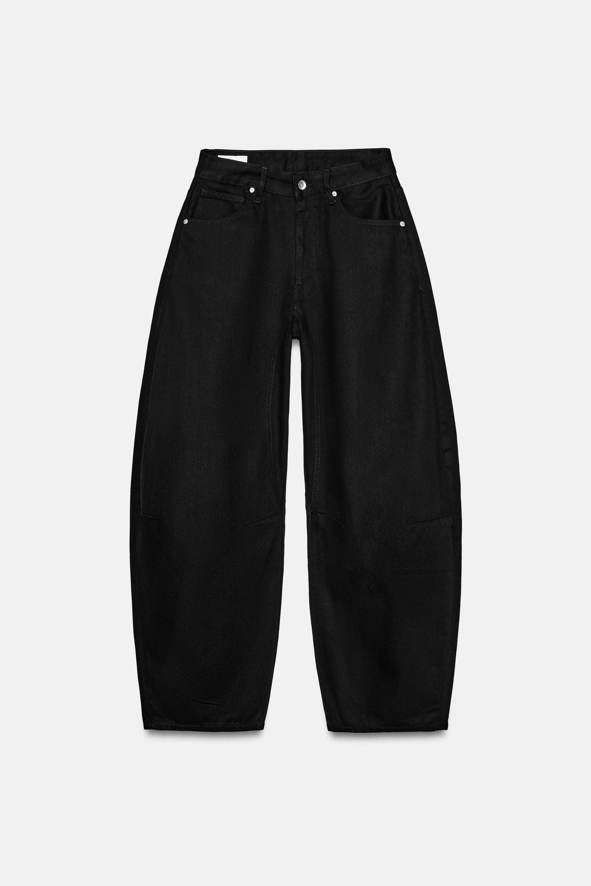 Model height: 176 cmMID-WAIST - BALLOONMid-waist jeans with belt loops and five pockets. Front zi... | Zara FR