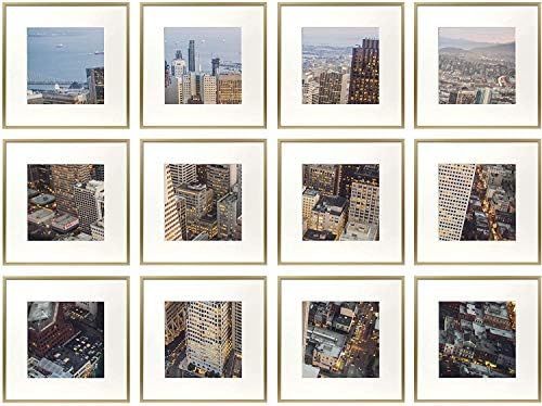 Frametory, Aluminum Frame Includes Ivory Mat for Picture Gallery Wall Display Sawtooth Hanger, Sw... | Amazon (US)