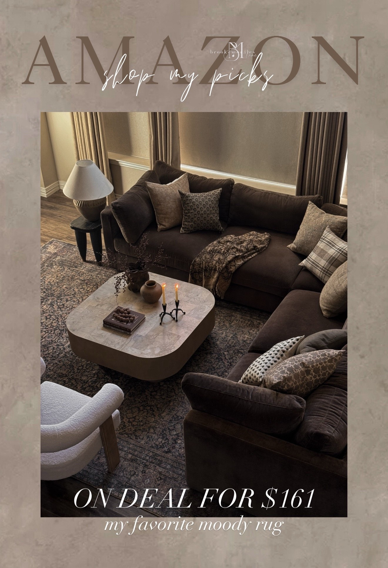 My favorite moody rug is on deal for $161!