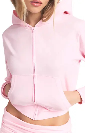 Cotton Jersey Zip-Up Hoodie | Nordstrom