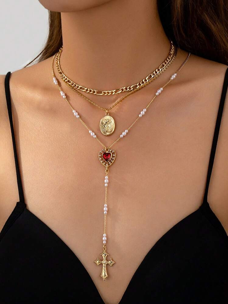 Cross necklace  | SHEIN