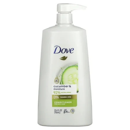 Dove Cucumber & Moisture Conditioner For Dull Hair 25.4 fl oz (750 ml) | Walmart (US)
