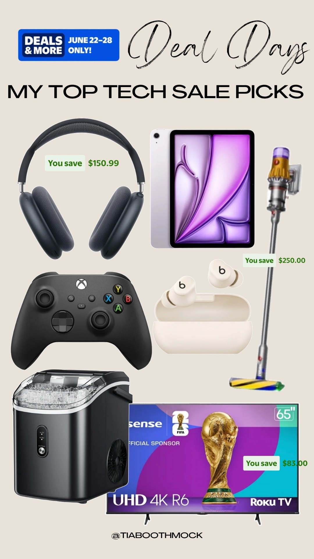 So many good tech deals this week at Walmart! If you’ve been waiting to upgrade your headphones, TV, vacuum or iPad… now’s the time!!!

#LTKSaleAlert #LTKHome #LTKmomlife