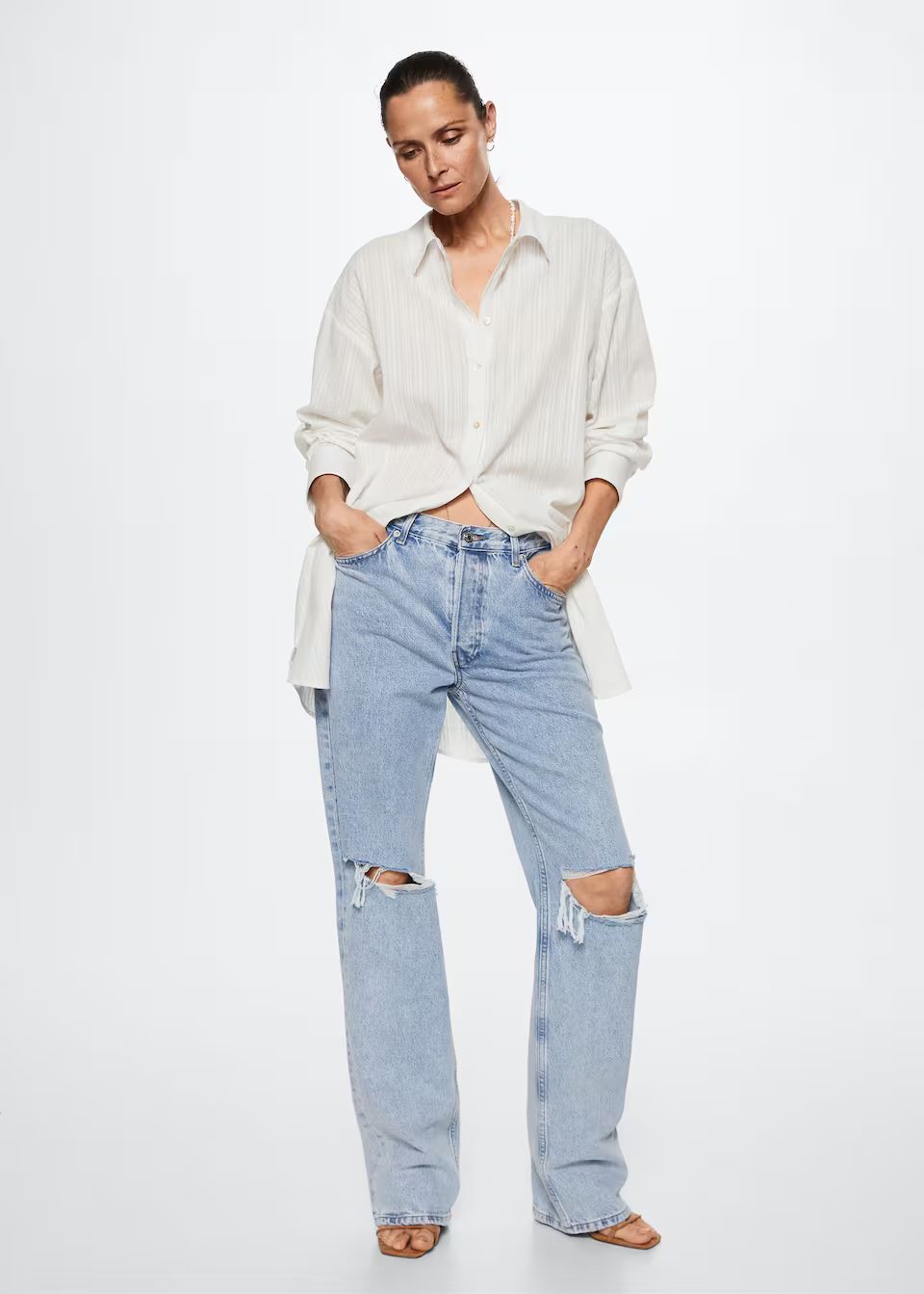 Search: white oversized shirt (54) | Mango USA | MANGO (US)