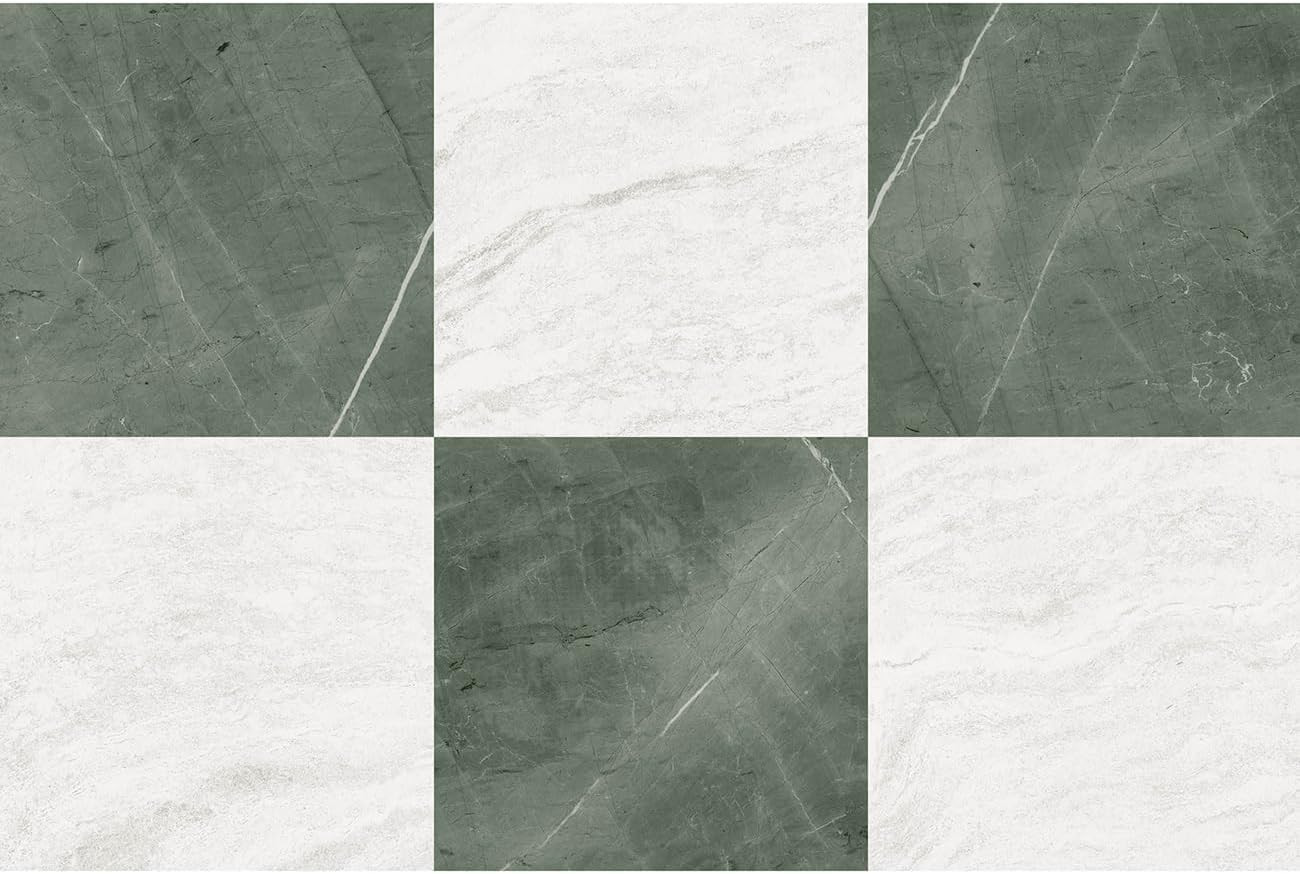 FloorPops x Chris Loves Julia Bonneville Jade Peel and Stick Floor Tiles, FP6332 | Amazon (US)