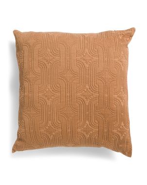 20x20 Textured Cotton Solid Pillow | TJ Maxx