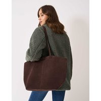 Crew Clothing Suede Tote Bag Brown | Marks & Spencer (UK)