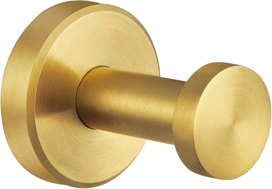 Angle Simple Robe and Towel Hook, SUS304 Stainless Steel Bathroom Robe Hook, Small Towel Hanger f... | Amazon (US)