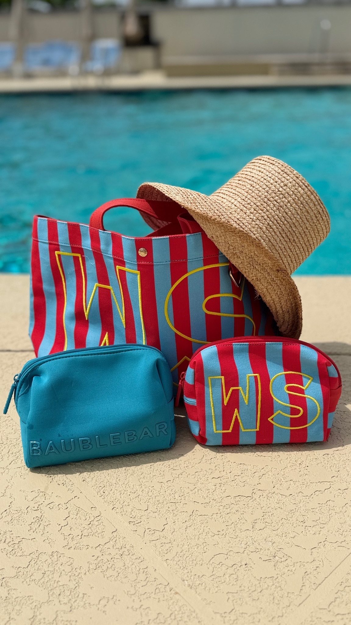 The cutest pool set!

#LTKSeasonal #LTKSwim #LTKootd