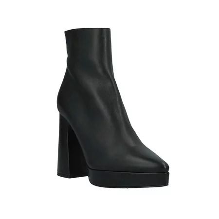 Proenza Schouler Women's Leather Platform Ankle Boots Black | Walmart (US)