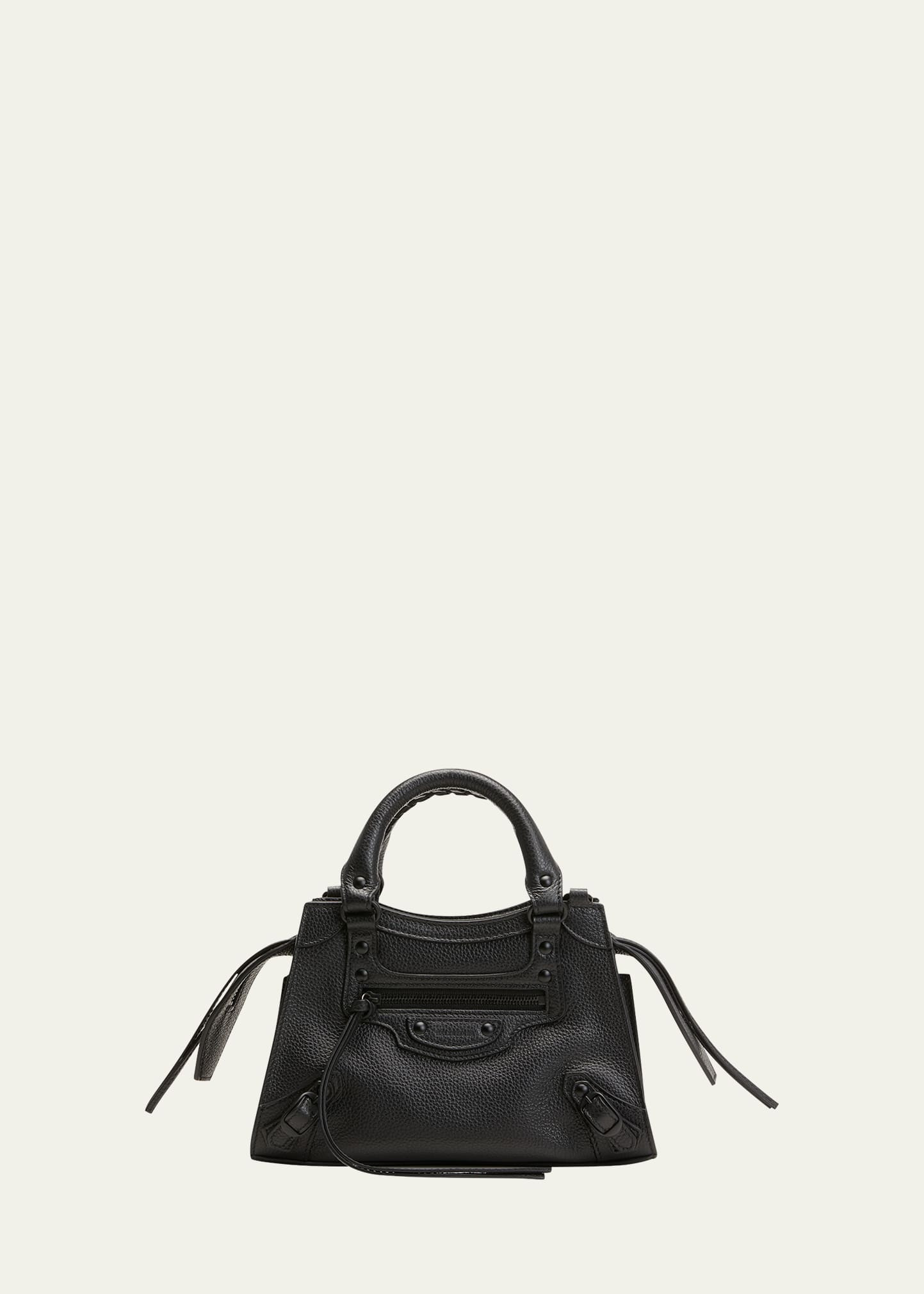 Neo Classic City Mini Pebbled Leather Satchel Bag | Bergdorf Goodman