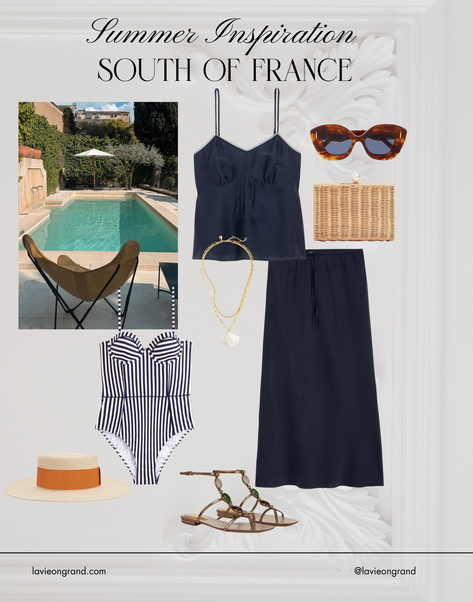 Packing for the south of France 
Travel Outfits 

#LTKSeasonal #LTKOver40 #LTKStyleTip