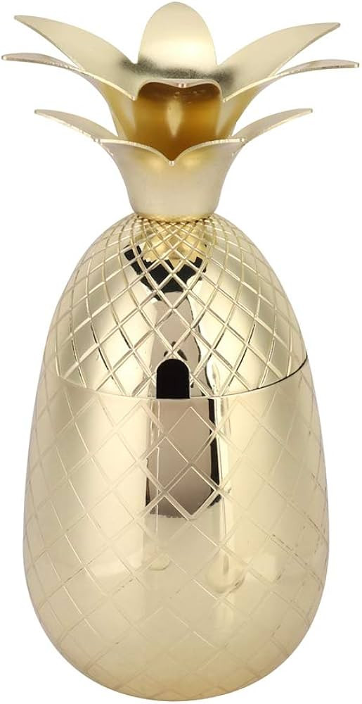 Fdit Stainless Steel Pineapple Cocktail Mixer Drinking Shaker Bar Accessories Pineapple Shape Coc... | Amazon (US)