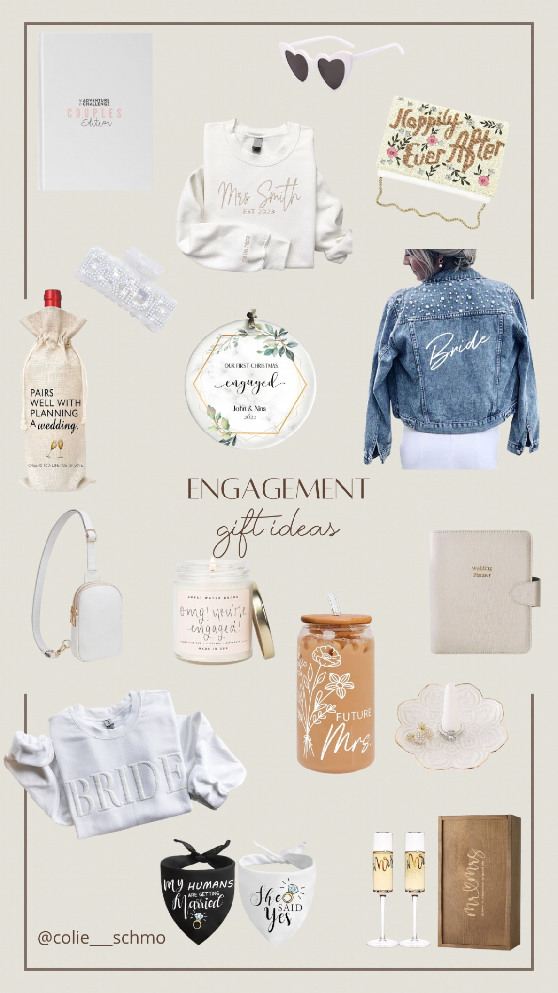 Your bestie’s boyfriend just spilled the beans - he’s planning to propose this holiday season and he needs your help picking out the ring!💍

As her #1 fan, you know just what she’ll need to celebrate her engagement! Shop these engagement gift ideas so she can start flaunting that ring in style!🤍

#LTKGiftGuide #LTKwedding