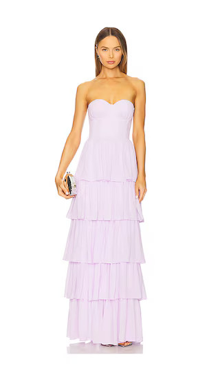 Hattie Gown in Light Purple | Revolve Clothing (Global)