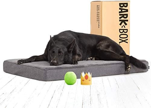 BarkBox Memory Foam Platform Dog Bed | Plush Mattress for Orthopedic Joint Relief | Machine Washa... | Amazon (US)