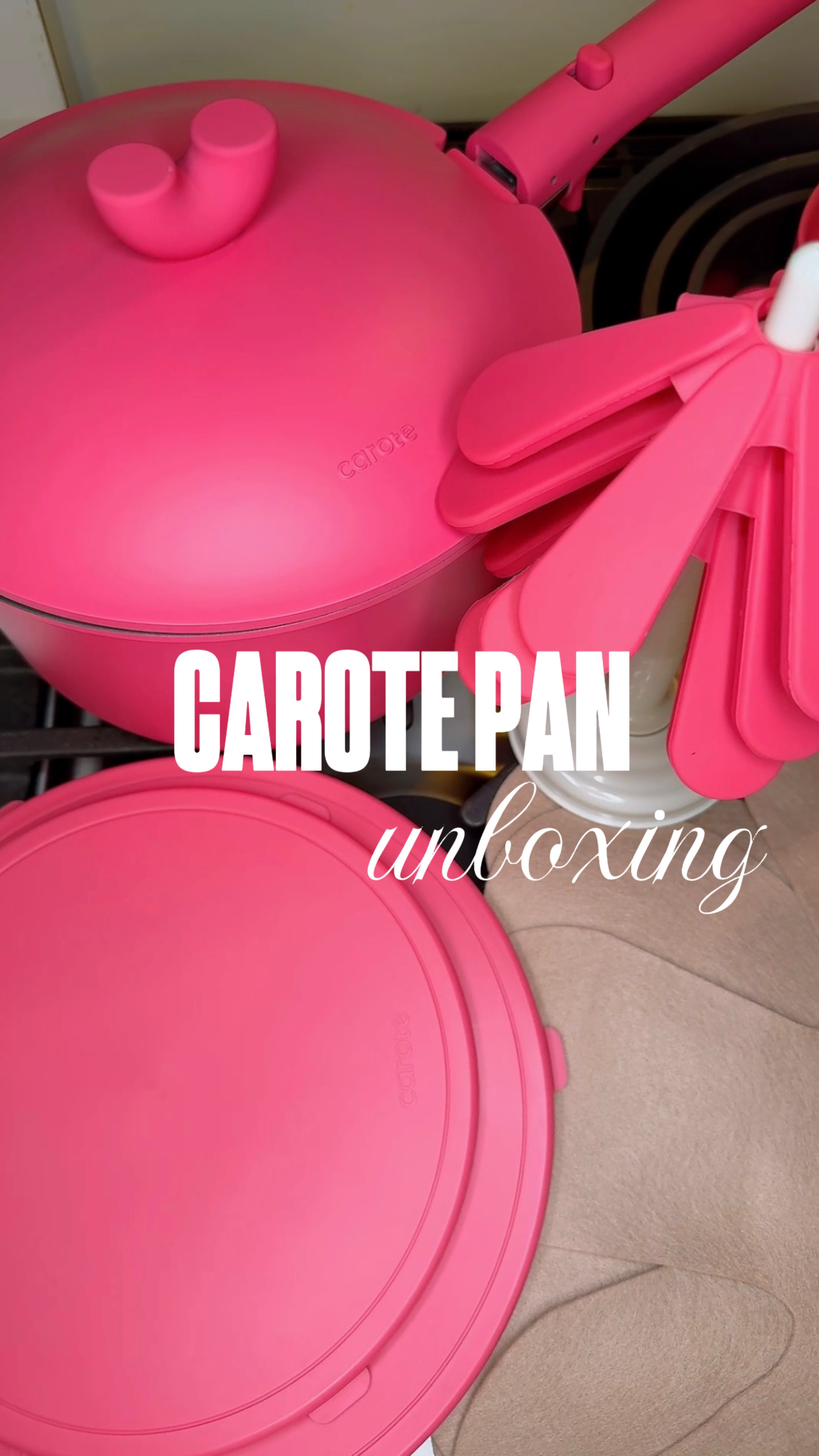 Unboxing pretty in pink perfection! These Carote pans are not just cute...they’re nonstick, aesthetic, and ready to upgrade your kitchen game. 

Pink Kitchen 
Pans 
Detachable 
Kitchen upgradee

#LTKHome #LTKGiftGuide