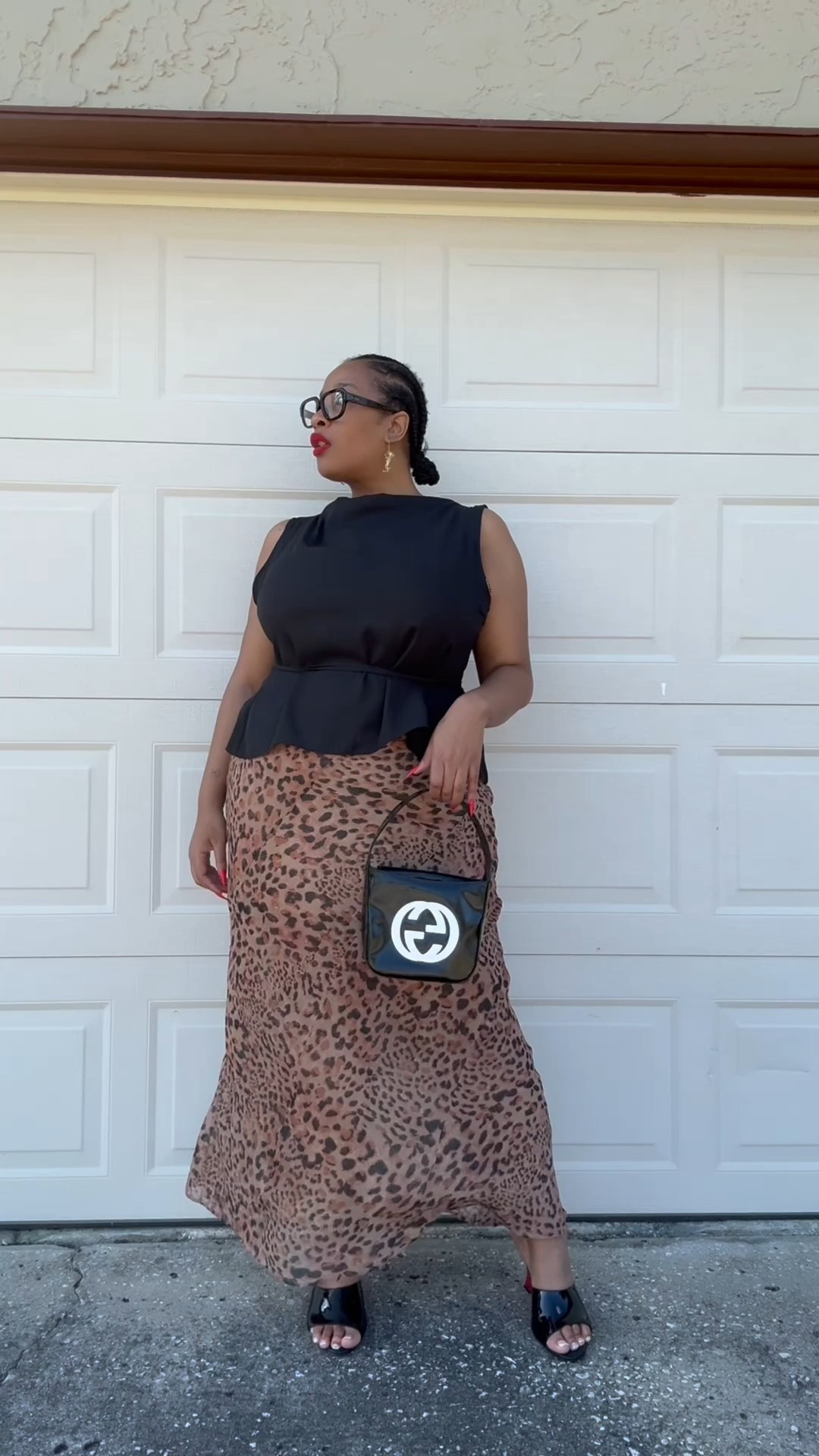 Still wearing leopard print and open back shirts. 

#LTKPlusSize #LTKStyleTip #LTKShoeCrush