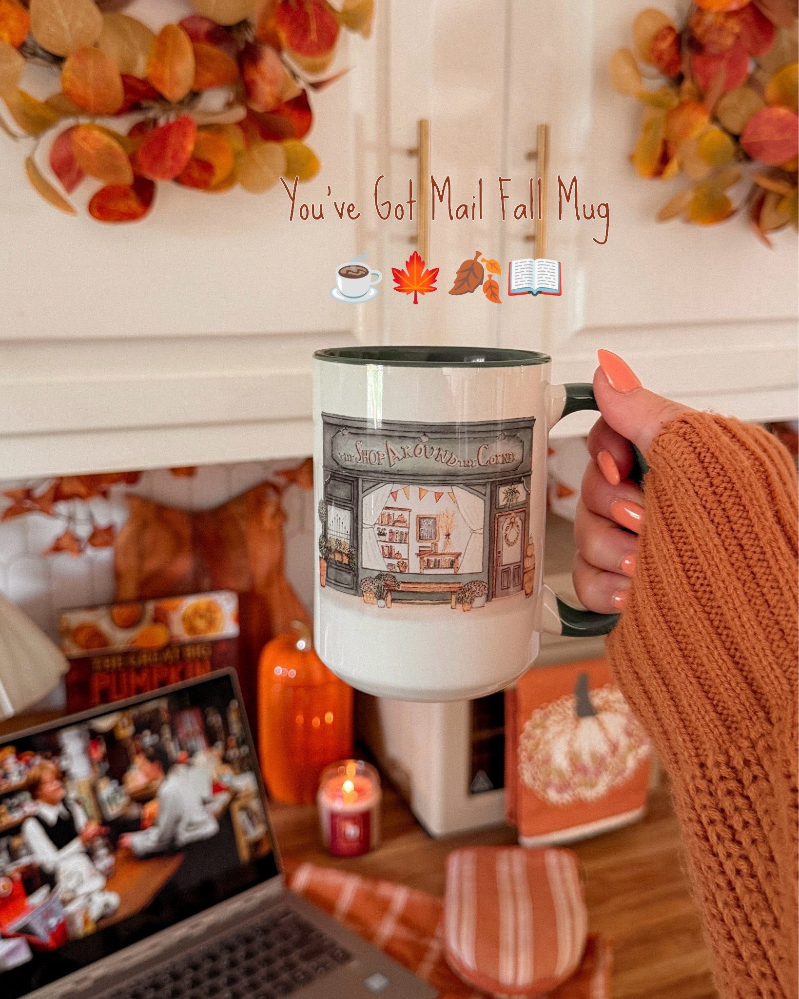 You’ve Got Mail fans…I found the cutest fall mug! Love sipping my psl from this adorable coffee cup while pretending I’m working at The Shop Around the Corner! Don’t you just love New York in the fall? 🍁☕️🍂

#LTKSeasonal #LTKHome