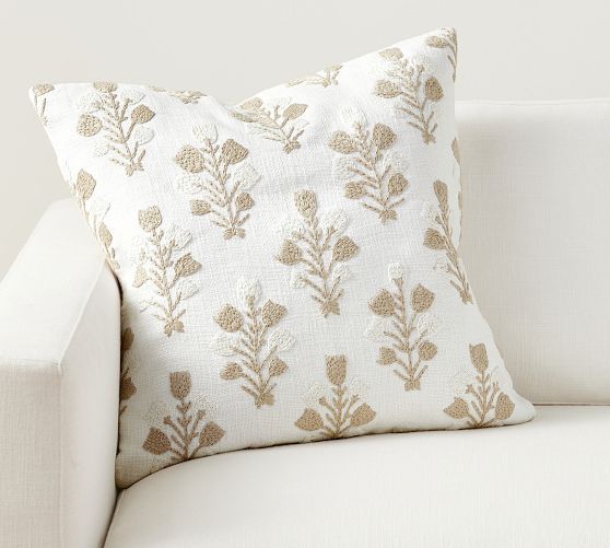 Inyo Embroidered Pillow | Pottery Barn (US)