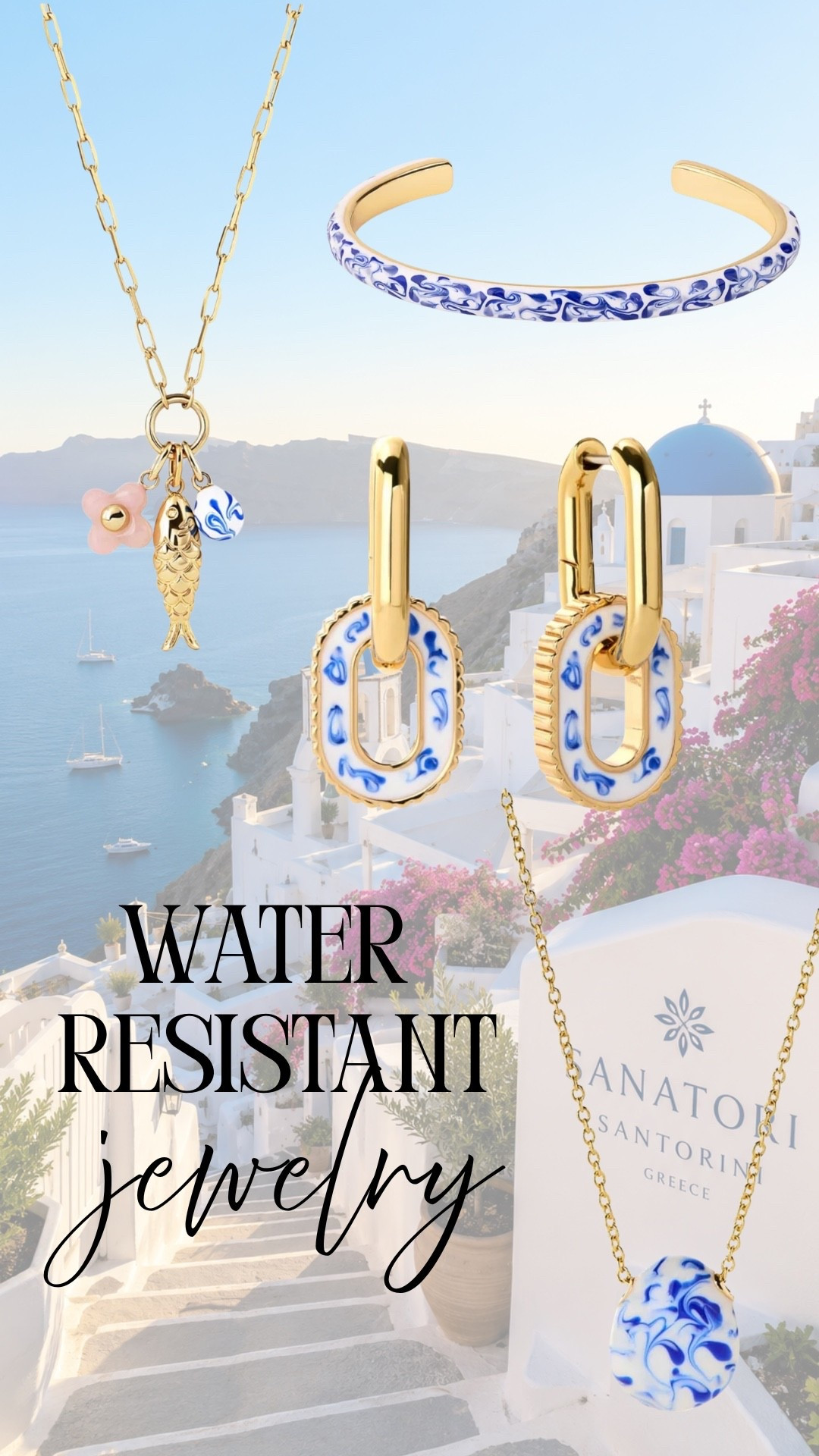 @analuisa jewelry stands a test of time. Water resistant and tarnish free jewelry with a two-year warranty. The blue marble line is perfect for all your summer vacations. Feel free to jump in to the ocean with your jewels pillar. They will look as good as new weeks later.

#LTKSaleAlert
