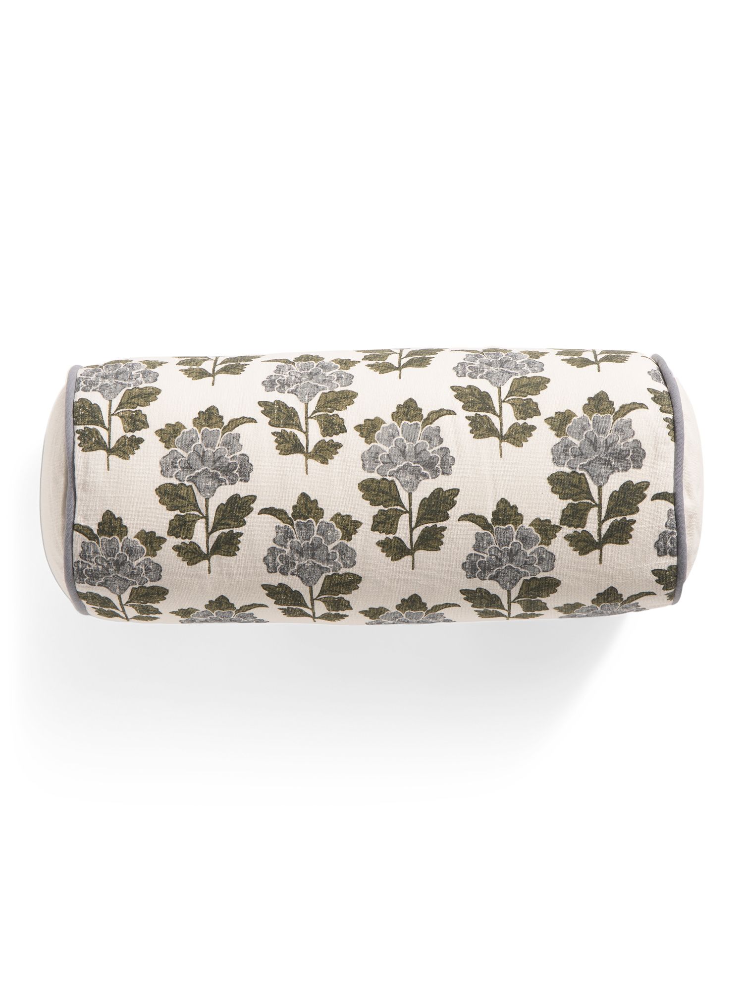 18in Vintage Hydrangea Bolster Pillow | TJ Maxx