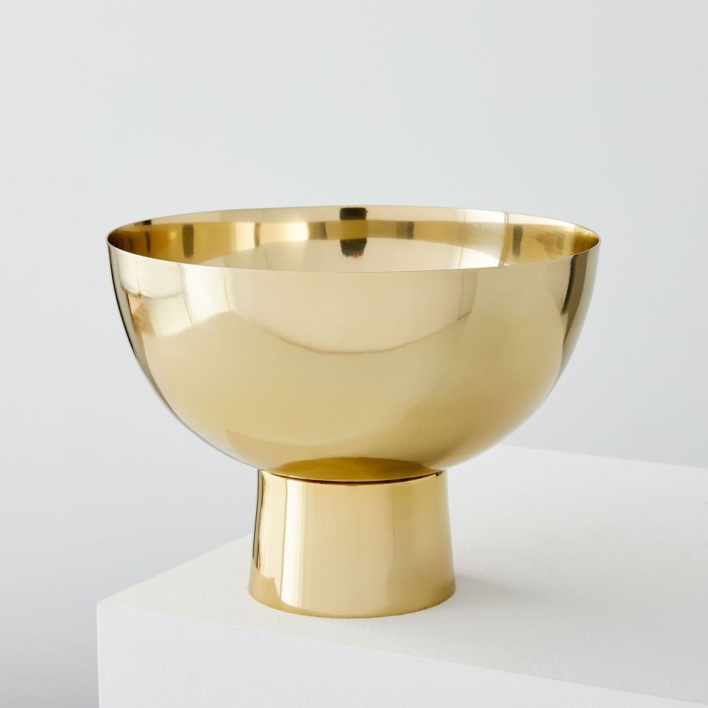 Foundations Metal Vases - Brass | West Elm (US)