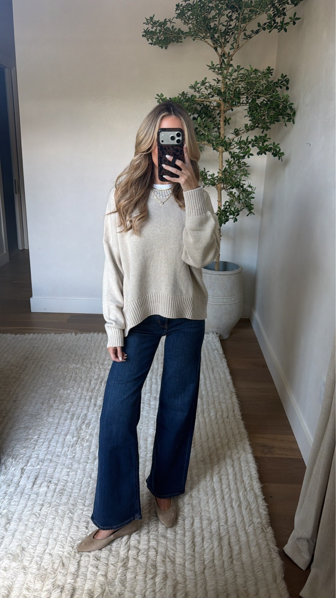 #quincepartner love this look! Wearing a small in the sweater