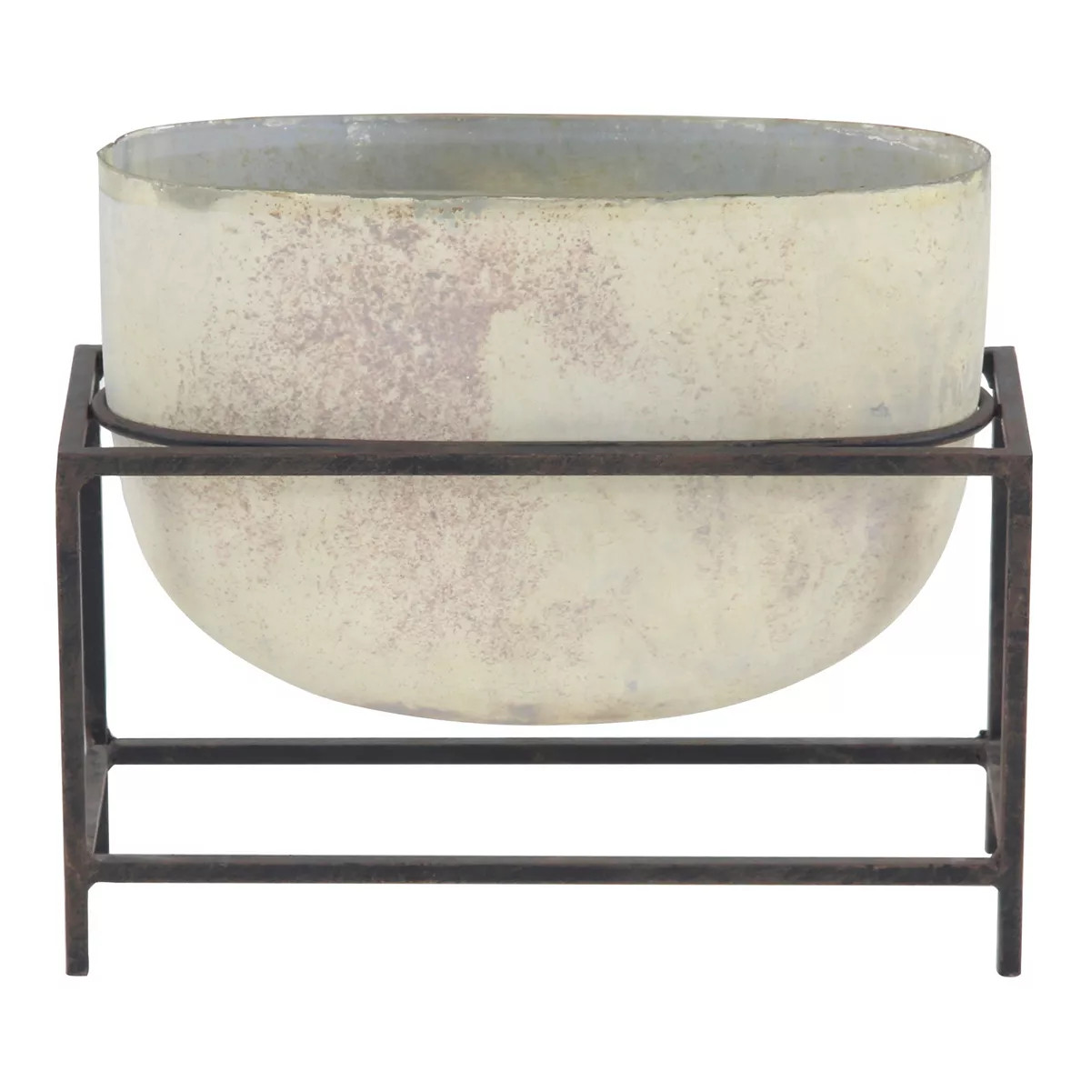 Stella & Eve Rustic Decorative Glass Vase with Iron Stand | Kohl's