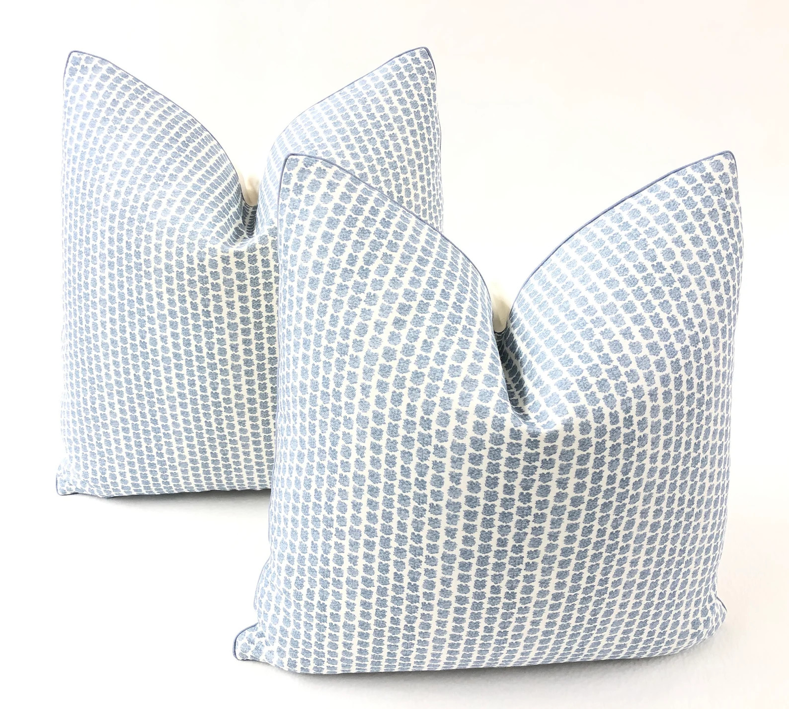 Lee Jofa - Kaya II in Sky and Mist - Decorative High End Pillow Covers//made to Order// Designer ... | Etsy (US)