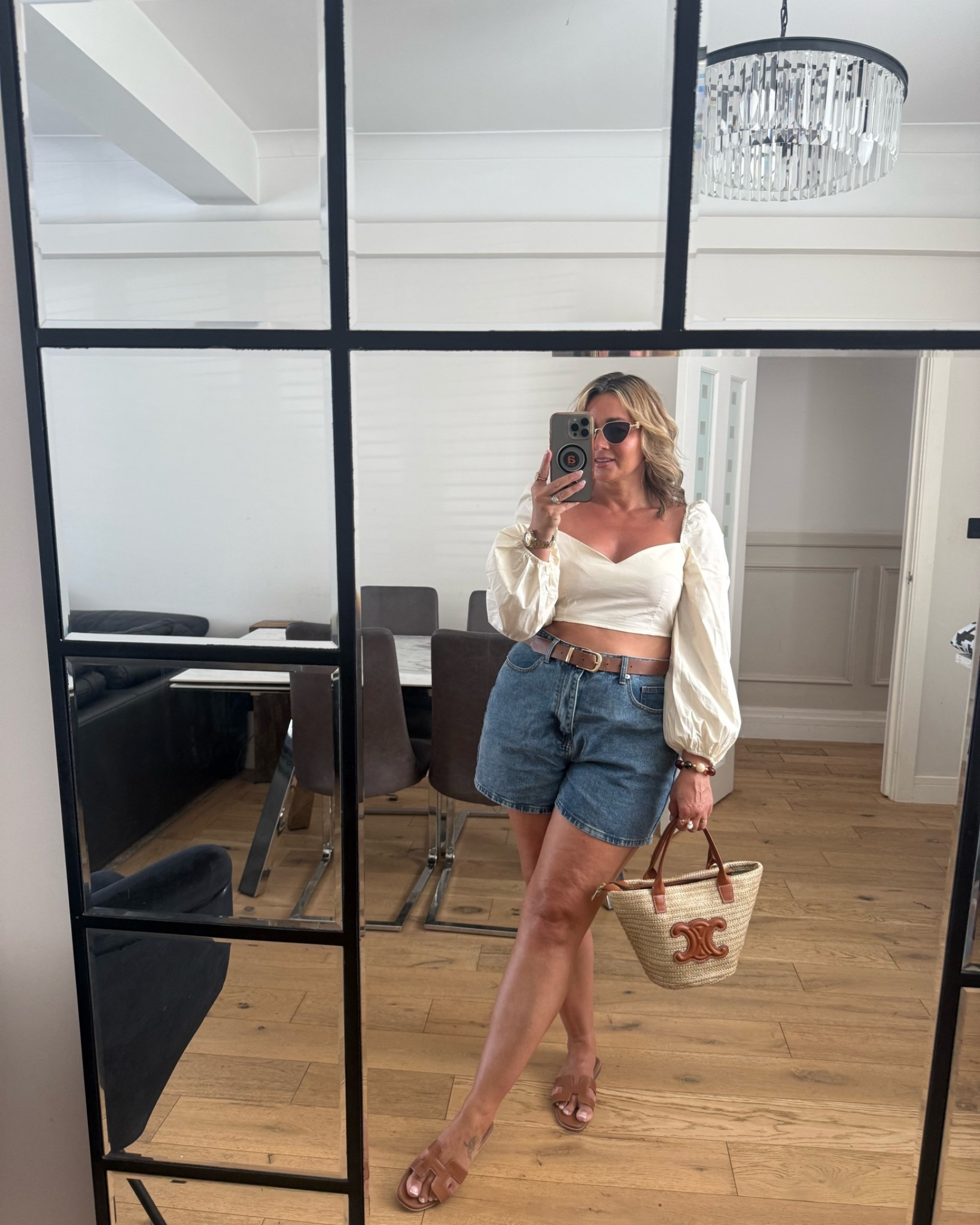 OOTD denim shorts and nice top

#LTKsummer #LTKspring #LTKmidsize