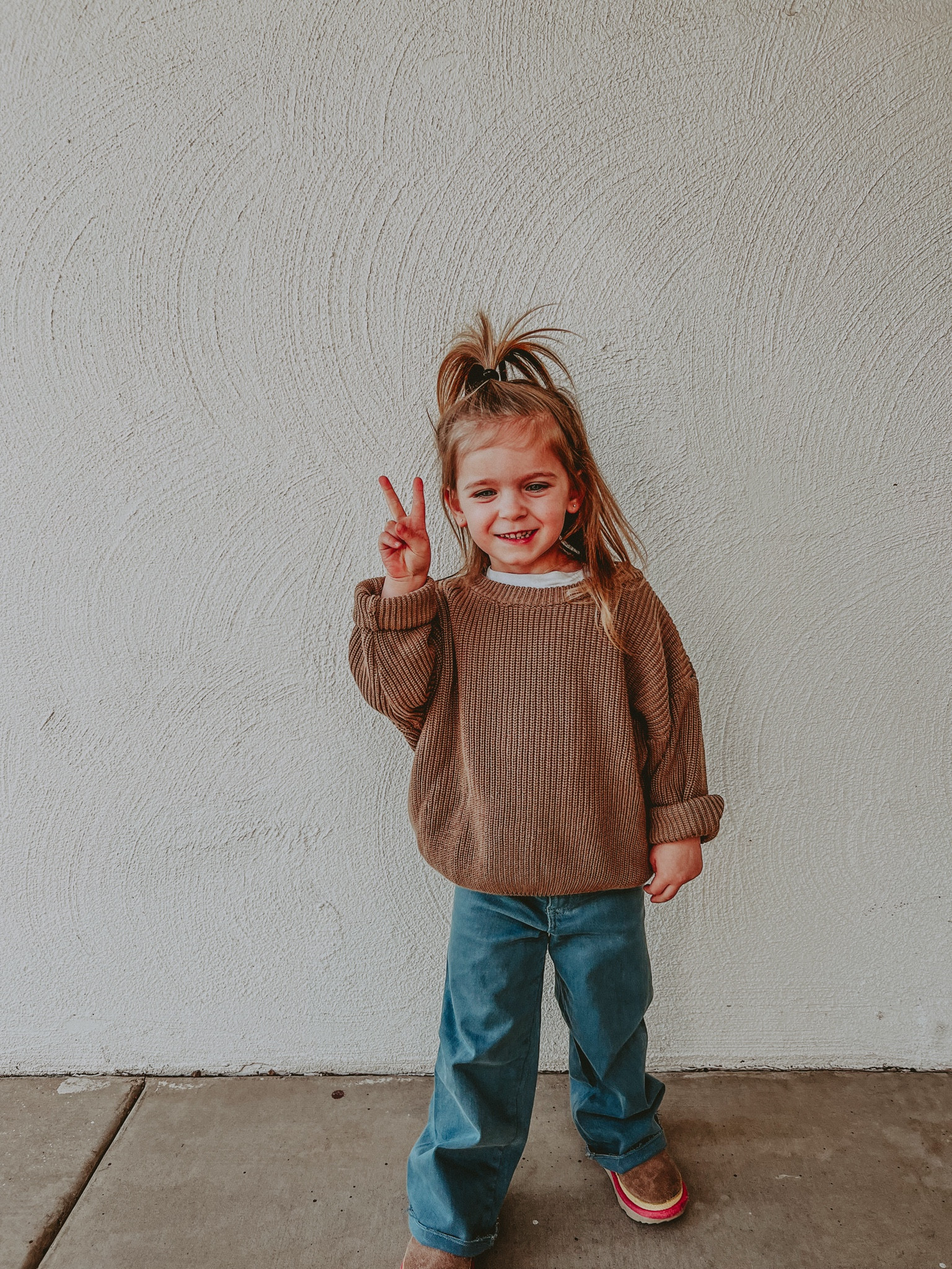 There is nothing cuter than a chunky oversized sweater and wide leg pants for my toddler 🥰❤️

#LTKkids #LTKhome #LTKbaby