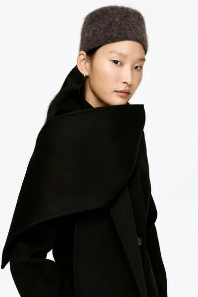 Alpaca-Wool Blend Hat – Mole – Women – ARKET GB | Arket UK