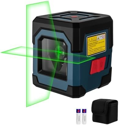 Laser Level, RockSeed Cross Line Laser with Self-Leveling, Vertical and Horizontal Line, Rotatabl... | Amazon (US)