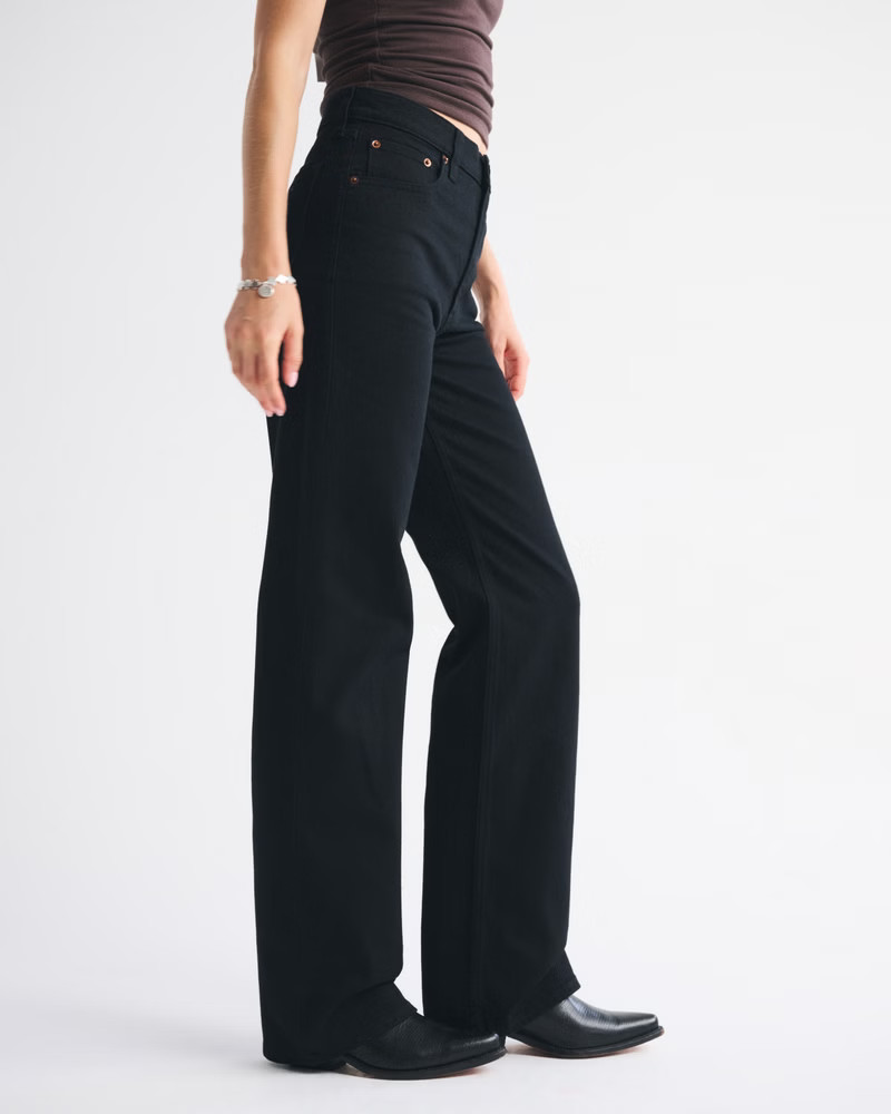 Women's High Rise 90s Relaxed Jean | Women's Bottoms | Abercrombie.com | Abercrombie & Fitch (US)